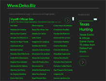 Tablet Screenshot of deko.biz