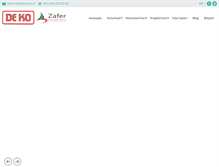 Tablet Screenshot of deko.com.tr
